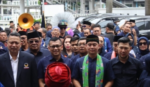 Berjalan Kaki ke KPU, NasDem DKI Jakarta Usung Pemilu Sehat